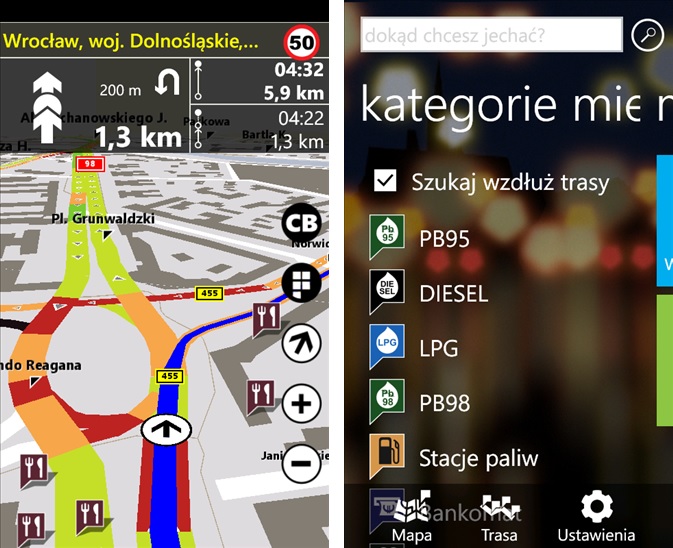 NaviExpert 1.5 na Windows Phone